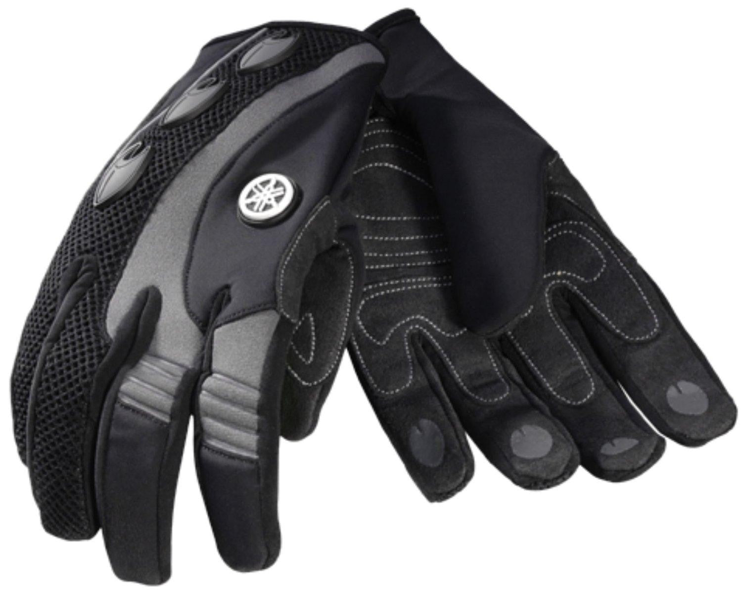 OEM Yamaha Full Finger Watercraft Riding Gloves Grey/Black image 1