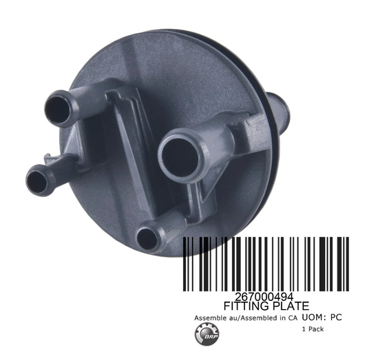 Sea Doo Genuine Fitting Plate - 267000494 image 0