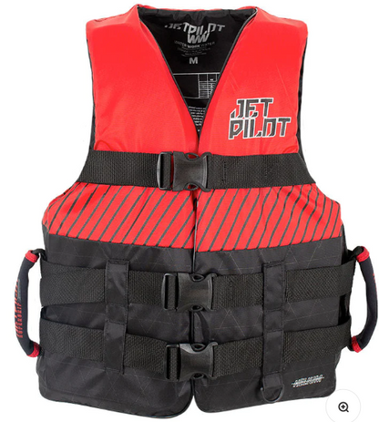 Jet Pilot Helium Unisex Nylon Vest - Black/Red, 2XL image