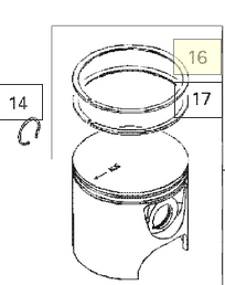 Sea-Doo Piston Ring 951