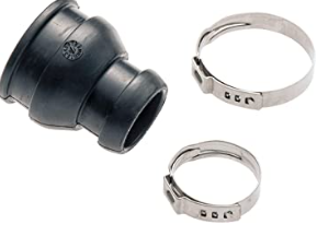 SeaDoo Spark 900 Drive Shaft Protector Sleeve Rubber Boot Kit & Clamps image 0